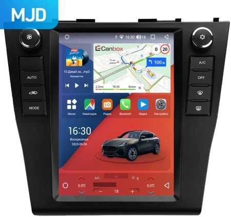 Toyota Camry XV40 2006-2011 Canbox H-Line (Tesla style) 9.7 дюймов 4/32 5621-1312-67 на Android 10 (4G-SIM, DSP, QLed)