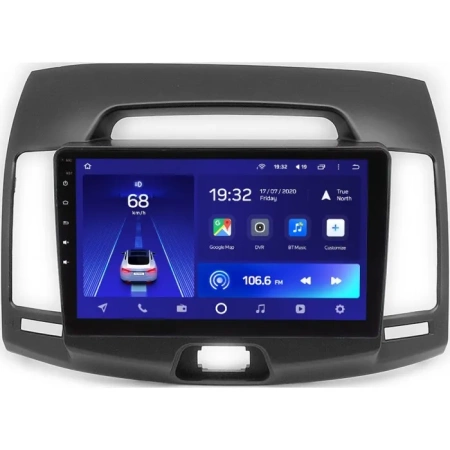 Штатное головное устройство Teyes CC2L PLUS 1/16 9 дюймов RM-9-680 для Hyundai Elantra 4 (HD) 2006-2011 (черная) на Android 8.1 (DSP, IPS, AHD)