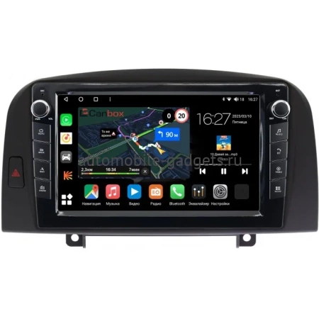 Штатная магнитола Canbox M-Line 7821-9259 для Hyundai Sonata 5 (NF) 2004-2007 на Android 10 (4G-SIM, 2/32, DSP, IPS) С крутилками