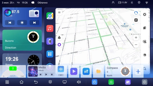 CarMedia EW-9627-M-OL-9009-Q-TS105 штатная магнитола для Renault Kaptur 2016+ (кондиционер) на Android 14 c 6GB, DSP, 4G