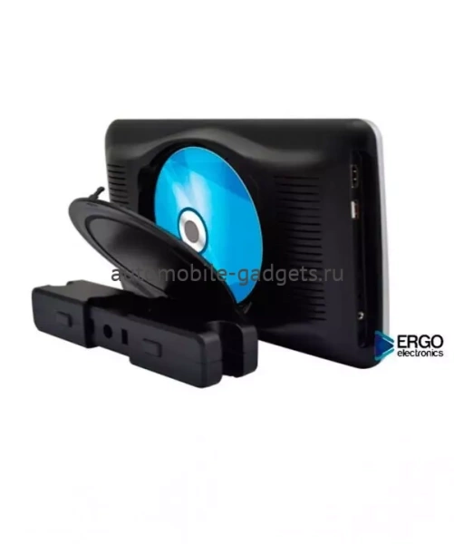 Навесной монитор на подголовник ERGO ER10VS со встроенным DVD плеером и монитором 10" Навесной монитор на подголовник ERGO ER10VS со встроенным DVD плеером и монитором 10"