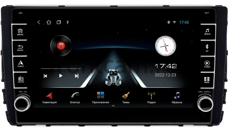 Штатная магнитола Volkswagen T-Roc, Tayron, Viloran 2020-2024 (глянцевая) Canbox BGT9-0980 2/32 Android 10 (IPS, DSP, CarPlay)