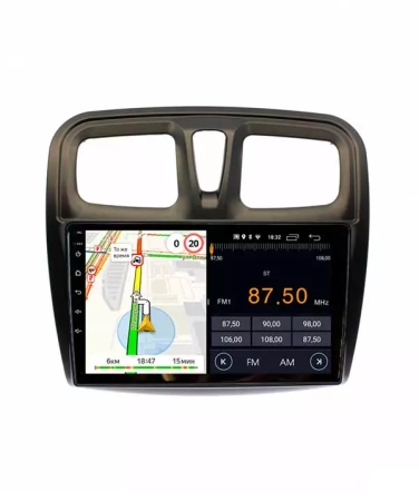 Parafar PF174FHD штатная магнитола для Renault Logan II, Sandero II 2013+ на Android 11 с 2GB, DSP, 4G