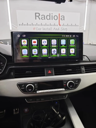 Radiola RDL-1204 Штатный монитор 12.3" для Audi A4 (B9), A5 (F5) 2016-2020 на Android 14, 8/128GB, 4G