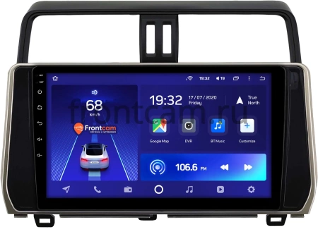 Штатное головное устройство Toyota Land Cruiser Prado 150 2017-2024 (бронзовая) Teyes CC2L PLUS 1/16 10 дюймов RM-10-0307 на Android 8.1 (DSP, IPS, AHD) (для авто без 4 камер)