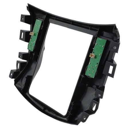 Штатное головное устройство Nissan Navara (Frontier) 4 (D23) 2014-2025 (глянцевая) Canbox (Tesla style) 9.7 дюймов 4/64 GTR096-1312-187 на Android 10 (QLed, DSP, CarPlay)