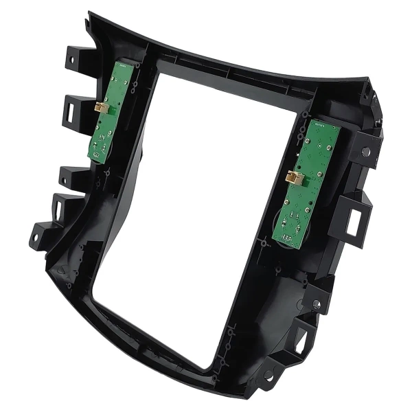 Штатное головное устройство Nissan Navara (Frontier) 4 (D23) 2014-2025 (глянцевая) Canbox M-Line (Tesla style) 9.7 дюймов 4/64 5622-1312-187 на Android 10 (4G-SIM, DSP, QLed)