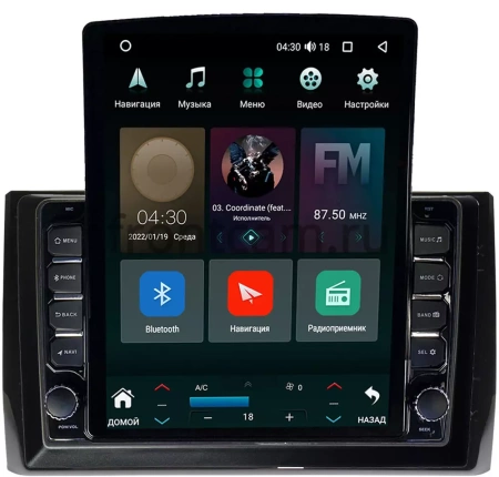 Skoda Kodiaq, Karoq 2017-2024 (глянцевая рамка, вид 1) Canbox H-Line 5612-1074 на Android 10 (4G-SIM, 4/64, DSP, QLed, Tesla)