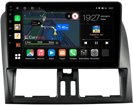 Volvo XC60 2008-2017 (матовая, темно-серая) Canbox M-Line 4542-9-788 на Android 10 (4G-SIM, 4/64, DSP, QLed)
