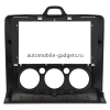 Штатное головное устройство Teyes CC2 PLUS 4/32 9 дюймов RM-9-0526 для Ford Focus 2 2007-2011 (черная, авто с кондиционером) на Android 10 (4G-SIM, DSP, QLed)
