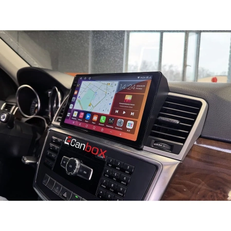 Штатная магнитола Mercedes GL-klasse (X166), ML-klasse (W166) 2011-2016 Canbox EVO 2K 5815-9395 на Android 14 (4G-SIM, 6/128, DSP, QLed, AI, 360)