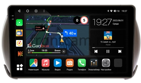 Штатная магнитола Mazda Carol 6 2009-2014 Canbox M-Line 2K 4177-9281 на Android 10 (4G-SIM, 2/32, DSP, QLed)