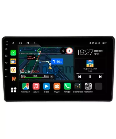 Штатная магнитола Ford Fiesta (Mk7) 2017-2024 Canbox M-Line 4541-10-2525 на Android 10 (4G-SIM, 4/64, DSP, QLed)