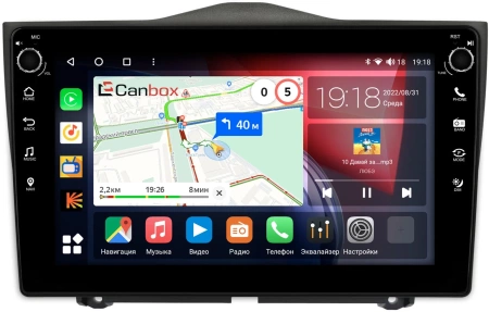 Lada Granta FL, Granta Cross, ВИС 2349 2018-2025, Granta Sport 2023-2025 Canbox M-Line 7801-9090 на Android 10 (4G-SIM, 2/32, DSP, IPS) С крутилками