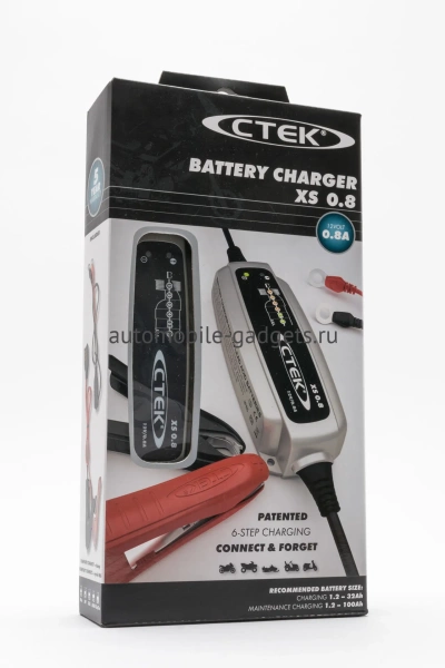 CTEK XS 0.8 Автоматическое зарядное устройство для 12 В аккумуляторов мотоциклов