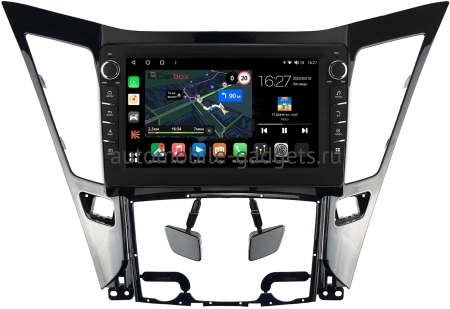 Штатная магнитола Hyundai Sonata 6 (YF) 2009-2014 Canbox M-Line 7831-9114 Android 10 (4G-SIM, 2/32, DSP, IPS) С крутилками