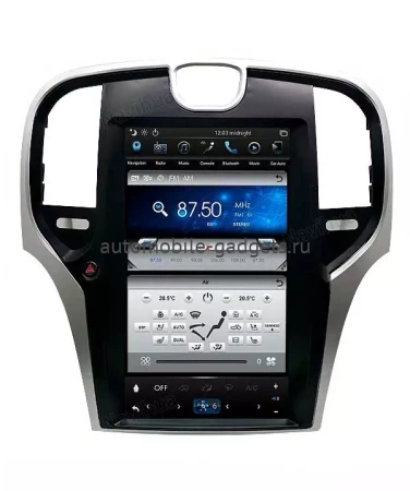 Carmedia NH-1301 ("Тесла-стиль") штатная магнитола для Chrysler 300C 2013-2016 на Android 9 с 4Гб оперативной памяти