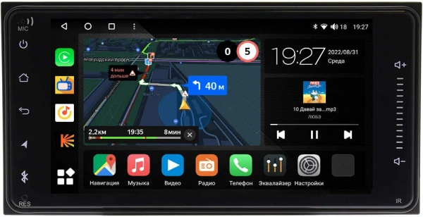 Магнитола в штатное место 2 din Toyota Corolla Verso 2004-2009 Canbox M-Line 7501-RP-11-560-444 2/32 на Android 10 (4G-SIM, DSP, IPS)