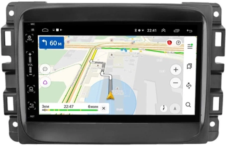 Магнитола в штатное место 2 din Dodge RAM IV (DS, DJ) 2013-2019 (для авто без экрана) Canbox 2/32 на Android 10 (GT7-RP-11-684-217) (173х98) (IPS, DSP, CarPlay)