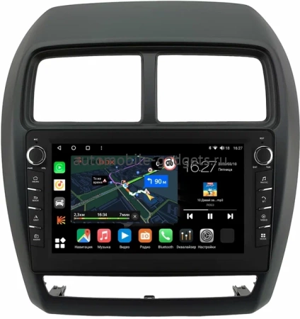 Штатная магнитола Mitsubishi ASX, Outlander Sport, RVR 3 2015-2024 Canbox M-Line 7831-9-1162 на Android 10 (4G-SIM, 2/32, DSP, IPS) С крутилками