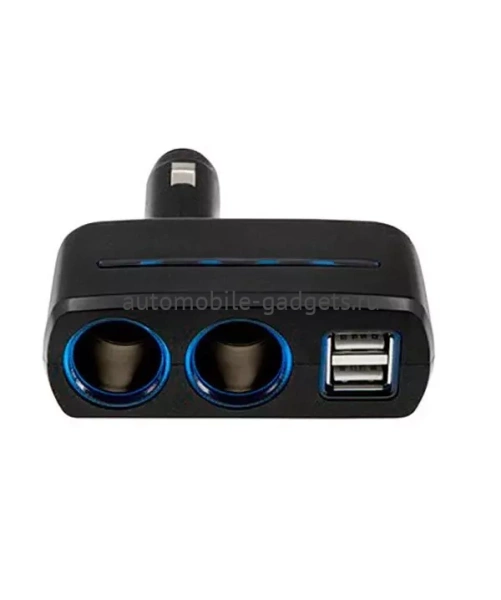 Разветвитель Neoline SL-220 на 2 розетки 2 USB