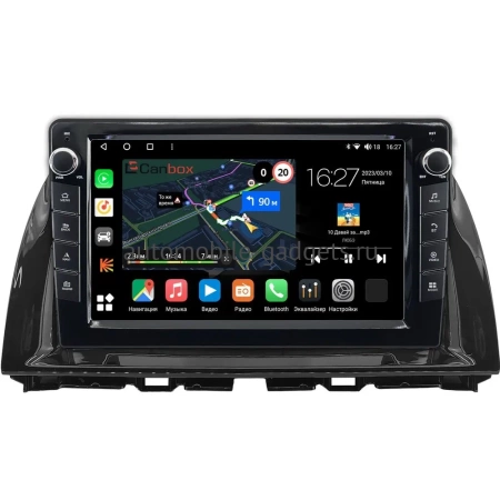 Штатная магнитола Canbox M-Line 7825-10-194 для Mazda CX-5, 6 (GJ) 2011-2017 на Android 10 (4G-SIM, 2/32, DSP, QLed) С крутилками