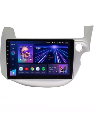 Штатное головное устройство Honda Fit 2 2007-2014 (светло-серая) Teyes CC3 4/64 10 дюймов RM-10-671 на Android 10 (4G-SIM, DSP, QLed)