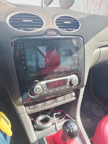 Штатная магнитола Canbox EVO 5811-9-0127 для Ford Focus 2 2005-2011 (с климат-контролем) на Android 14 (4G-SIM, 6/128, DSP, QLed, AI, 360)