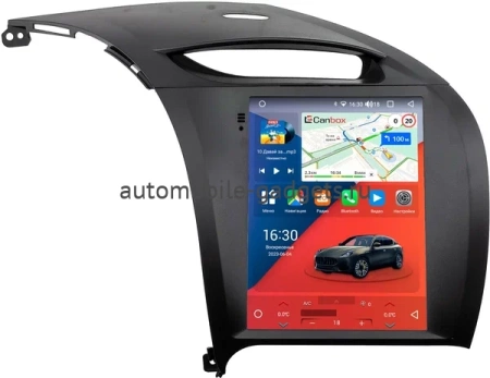 Штатное головное устройство Kia Cerato 3 2013-2020 (седан) Canbox M-Line (Tesla style) 9.7 дюймов 2/32 5620-1312-30 на Android 10 (4G-SIM, DSP, QLed)