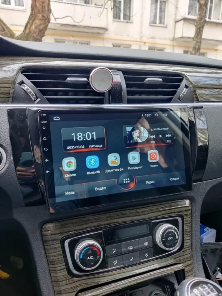 Штатная магнитола Zotye T600 2013-2021 Canbox L-Line 4170-1076 на Android 10 (4G-SIM, 2/32, TS18, DSP, QLed)