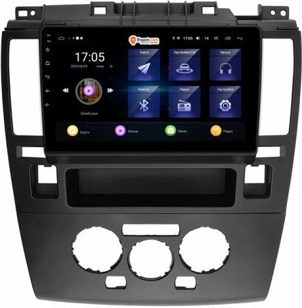 Штатная магнитола Nissan Tiida 2004-2013 (черная, авто с климат-контролем) OEM RK9-0202 на Android 10 (CarPlay, AHD, 1/32)