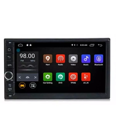 Roximo 4G RX-1007D Универсальная магнитола 2Din на Android 13 с 8GB, DSP, 4G