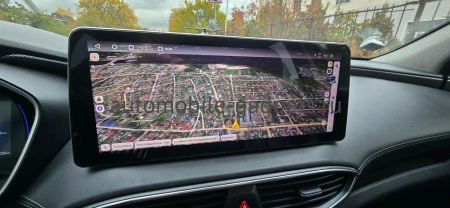 Штатная магнитола Hyundai Santa Fe 4 2018-2021 12.3 дюйма Canbox PRO-Line 4316-0420 на Android 13 (4G-SIM, 6/128, DSP, QLed) Lexus Style