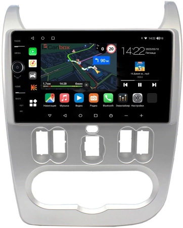Штатная магнитола Lada Largus 2012-2021 Canbox M-Line 7840-9181 Android 10 (4G-SIM, 2/32, DSP, QLed)