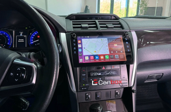 Toyota Camry XV55 2014-2018 (для авто без камеры) Canbox M-Line 7805-1045 на Android 10 (4G-SIM, 2/32, DSP, QLed) С крутилками Toyota Camry XV55 2014-2018 (для авто без камеры) Canbox M-Line 7805-1045 на Android 10 (4G-SIM, 2/32, DSP, QLed) С крутилками