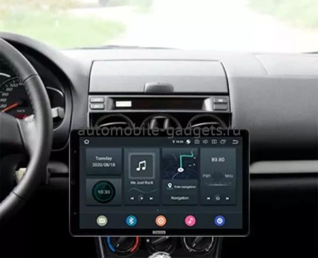 Carmedia OL-9505-2D-RLX (вертикально-поворотный экран) магнитола для Mazda 6 (GG), Atenza 2002-2007 на Android 10 с 4Гб, DSP