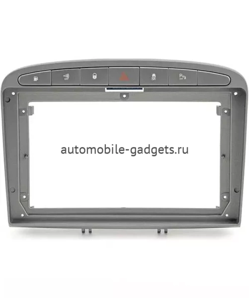 Incar RFR-FC243 Переходная рамка для установки магнитолы 9 дюймов Peugeot 308 (2008-2014), 408 2010+