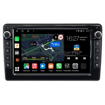 Штатная магнитола Ford Kuga, Fiesta, Fusion, Focus, Mondeo (черная) Canbox M-Line 7821-9159 на Android 10 (4G-SIM, 2/32, DSP, IPS) С крутилками