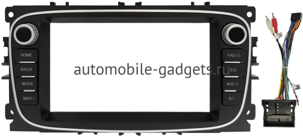 Магнитола в штатное место 2 din Ford Focus 2, C-MAX, Mondeo 4, S-MAX, Galaxy 2, Tourneo Connect 2006-2015 (черный) Canbox M-Line 9863-RP-2052-487 на Android 10 (4G-SIM, 2/32, DSP)