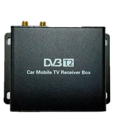 Автомобильный цифровой ТВ тюнер DVB-T2 Carmedia CM2S, 2 чипа, 2 антенны