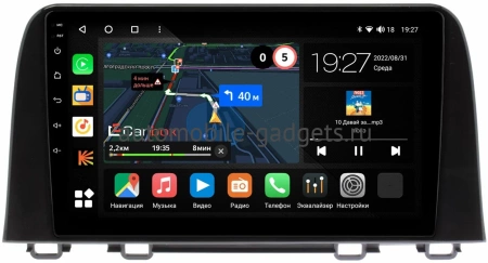 Штатная магнитола Canbox M-Line 4544-9-0099 (черная) для Honda CR-V 5 2016-2024, Breeze 2019-2022 на Android 10 (4G-SIM, 2/32, DSP, QLed)