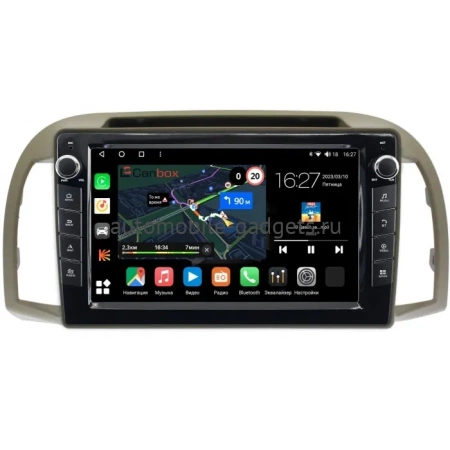 Штатная магнитола Nissan March (K12), Micra (K12) 2002-2010 Canbox M-Line 7821-9-1354 на Android 10 (4G-SIM, 2/32, DSP, IPS) С крутилками