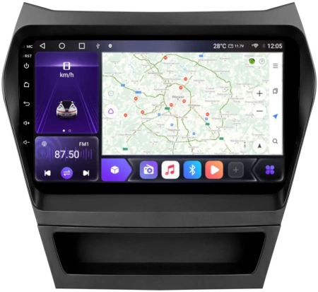 Carmedia OL-9703-I Штатная магнитола для Hyundai Santa Fe (2012-2018) на Android 10 c 2GB, DSP, 4G