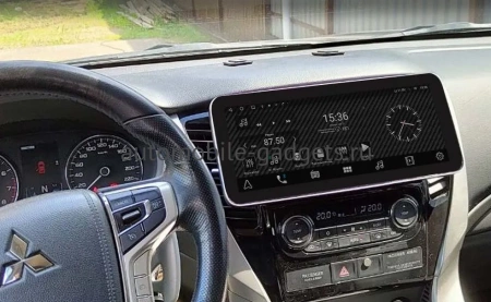 NaviPilot DROID10 ULTRA MAX 12.3" штатная магнитола для Mitsubishi Pajero Sport 2016-2021 на Android 10 с 8Gb, DSP, 4G