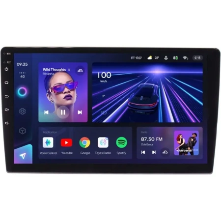 Штатное головное устройство Teyes CC3 360 6/128 10 дюймов RM-10-1107 для Cadillac BLS 2006-2009 на Android 10 (4G-SIM, DSP, QLed)
