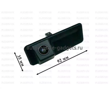 Pleervox PLV-CAM-SK01 камера заднего вида для Skoda Fabia (2007-2014), Octavia A5, A7 (2004 - 2014), Rapid (2012-2017), Roomster 5J (2006-2015), Superb II (2008-2015), Yeti (2009-2014) в ручку двери