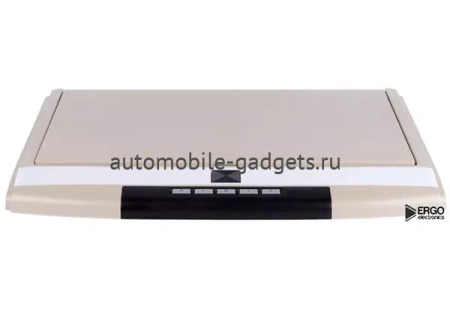 Автомобильный потолочный монитор 17.3" со встроенным медиаплеером ERGO ER17S (FullHD 1920x1080) Бежевый