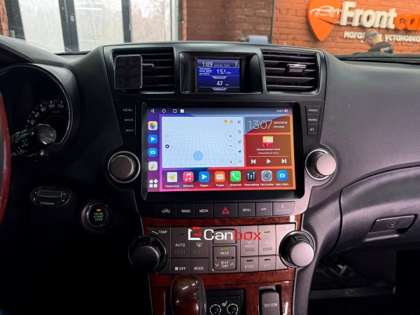 Toyota Highlander (U40) 2007-2013 для авто с усилителем (Тип3) OEM RK10-1179 на Android 10 (CarPlay, AHD, 1/32)