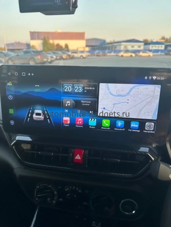 Штатная магнитола Daihatsu Rocky (A200) 2019-2024 12.3 дюйма Teyes LUX ONE (Round Corner) 6/128 RM-0494 на Android 10 (4G-SIM, 6/128, DSP, QLed) Mercedes Style