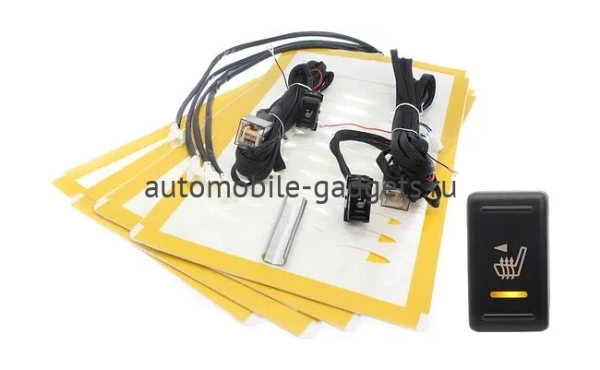 Комплект подогрева двух сидений с раздельными кнопками для Nissan, Subaru Ksize ZG10